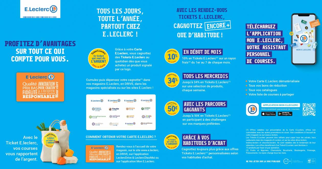 Leaflet Carte E.Leclerc